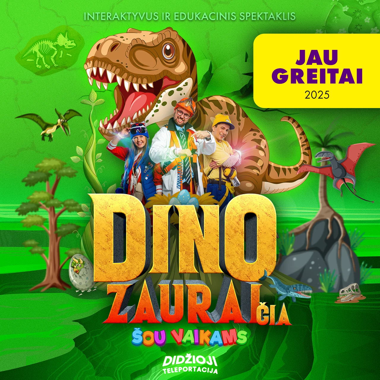 Didžioji teleportacija – Dinozaurai čia!
